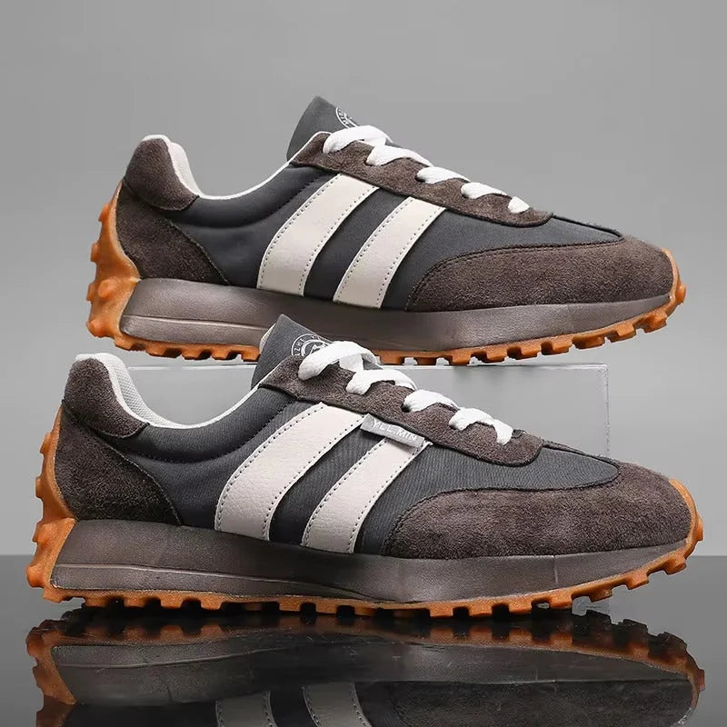 TrailLine Retro Walking Shoes upper detail